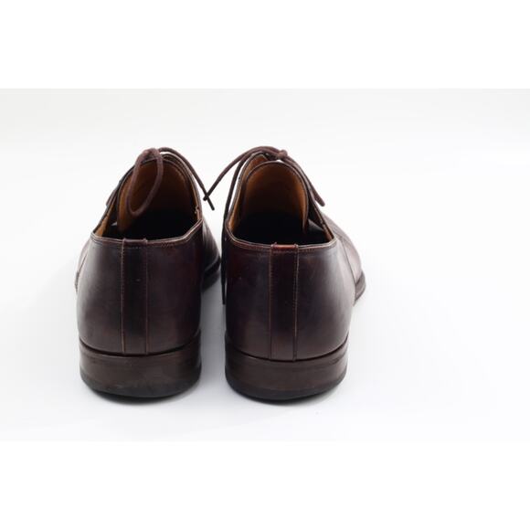 Magnanni Men\'s Brown Leather Derby Lace Up Dress Shoes Size 11.5 Designer